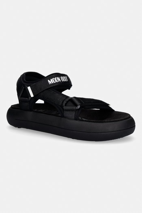 Сандалі Moon Boot MB SUPER SANDAL колір чорний