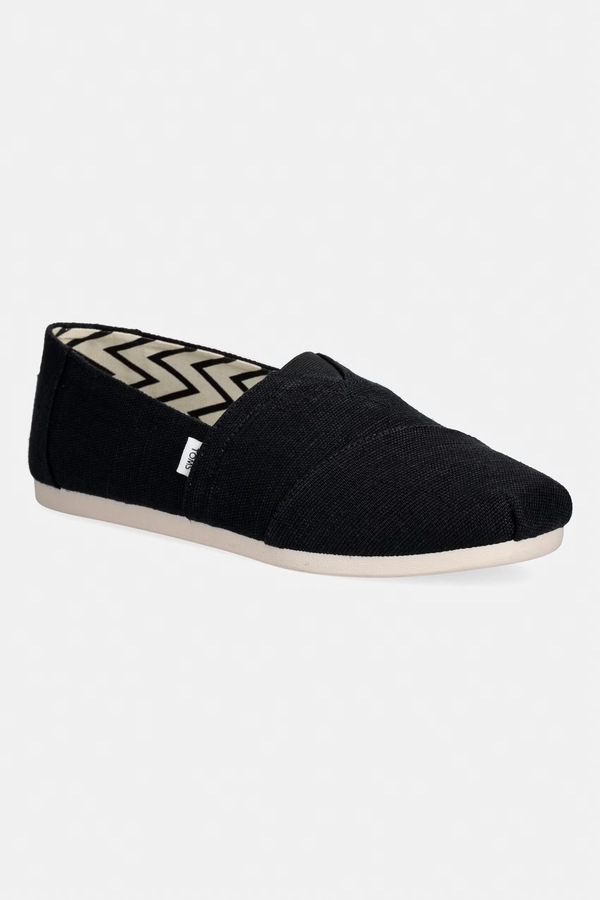 Еспадрильї чоловічі Toms ALPARGATA CLASSIC колір чорний