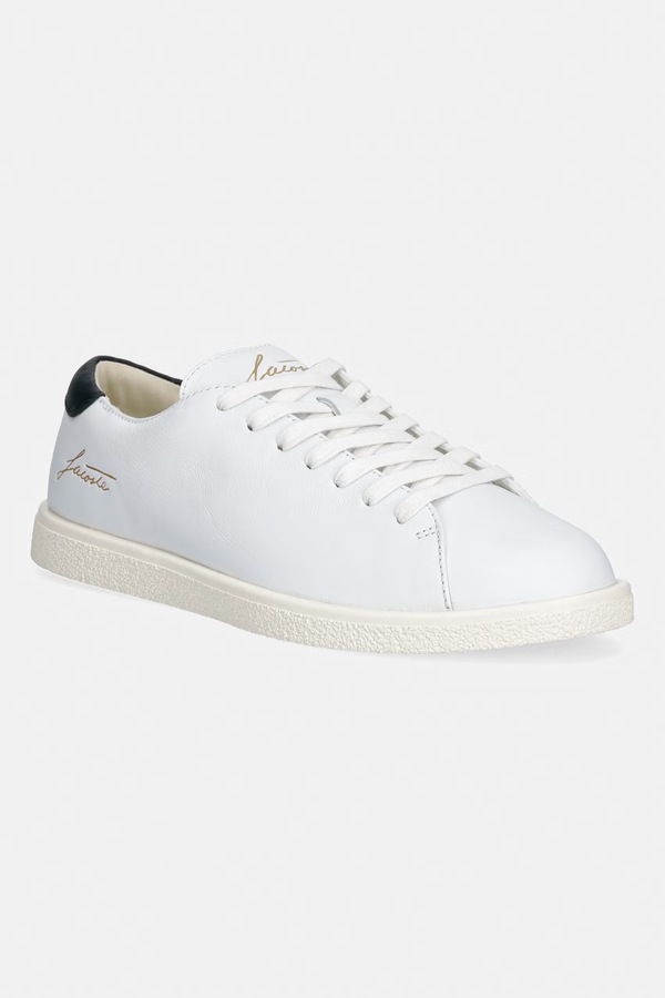 Кожаные кроссовки Lacoste Men Linecourt Sneakers цвет белый