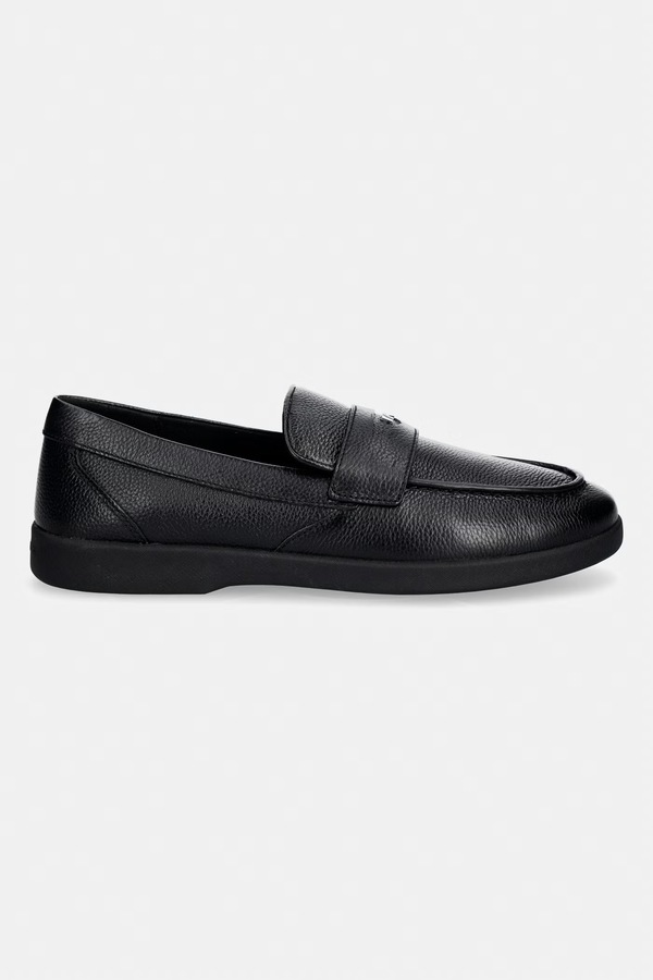 Мокасини чоловічі шкіряні Michael Kors Wesley Slip On колір чорний фото 2