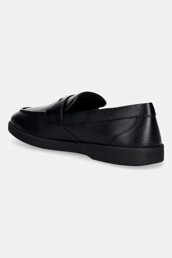 Мокасини чоловічі шкіряні Michael Kors Wesley Slip On колір чорний фото 3