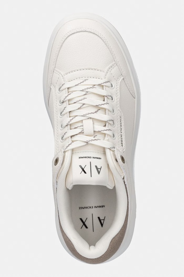 Кросівки чоловічі Armani Exchange колір бежевий фото 4