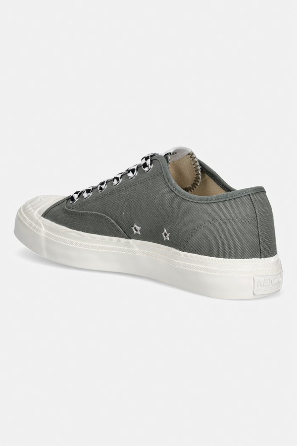 Кеди Kenzo Low top sneaker колір зелений фото 4