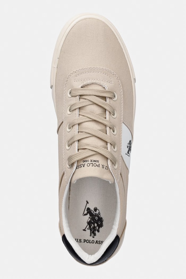 Кеди U.S. Polo Assn. BOB002 колір бежевий фото 4