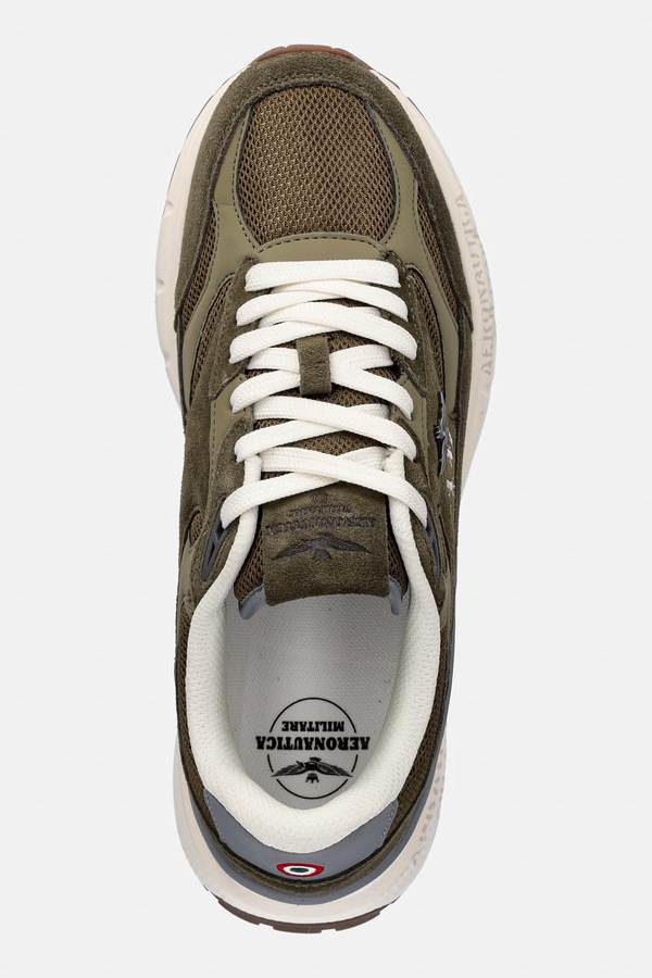 Кросівки Aeronautica Militare SNEAKERS колір зелений фото 4