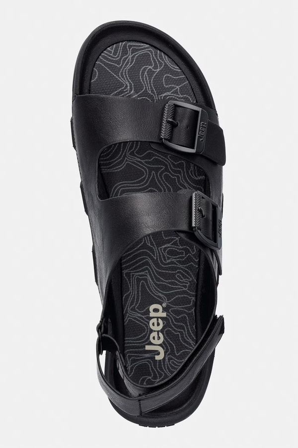 Босоніжки чоловічі Jeep DAYTONA SANDAL колір чорний фото 4