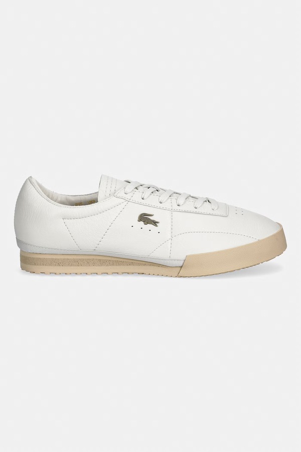 Aura кроссовки мужские кожаные Lacoste цвет бежевый