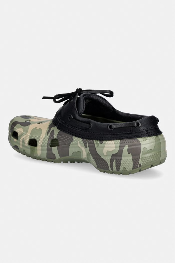 Мокасины мужские Crocs Classic Duck Camo Boat Shoe цвет зеленый фото 2
