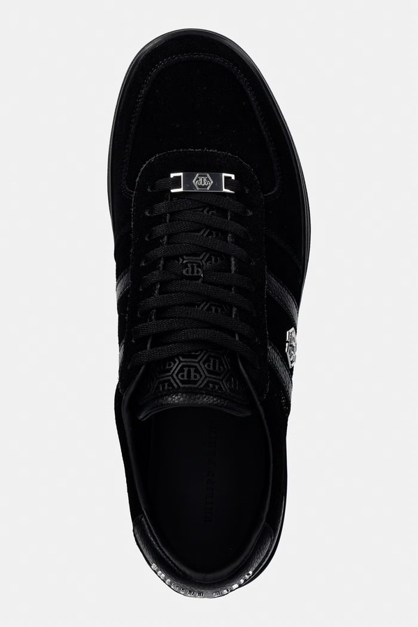 Lo-Top Sneaker Retro Rebel кросівки чоловічі замшеві Philipp Plein колір чорний фото 4