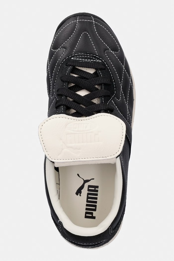 Шкіряні кросівки Puma King Indoor Icons колір чорний фото 4
