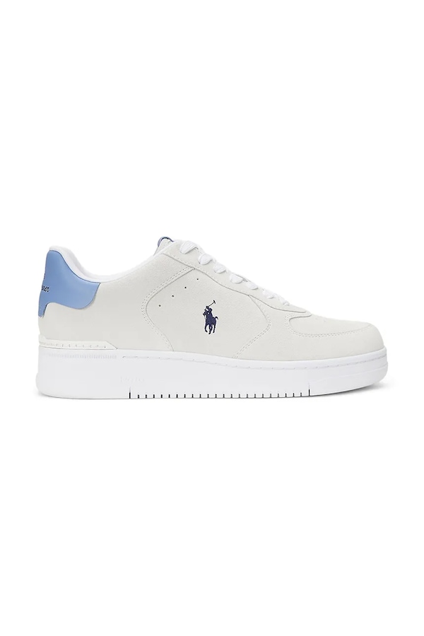 Замшевые кроссовки Polo Ralph Lauren Masters Crt цвет белый