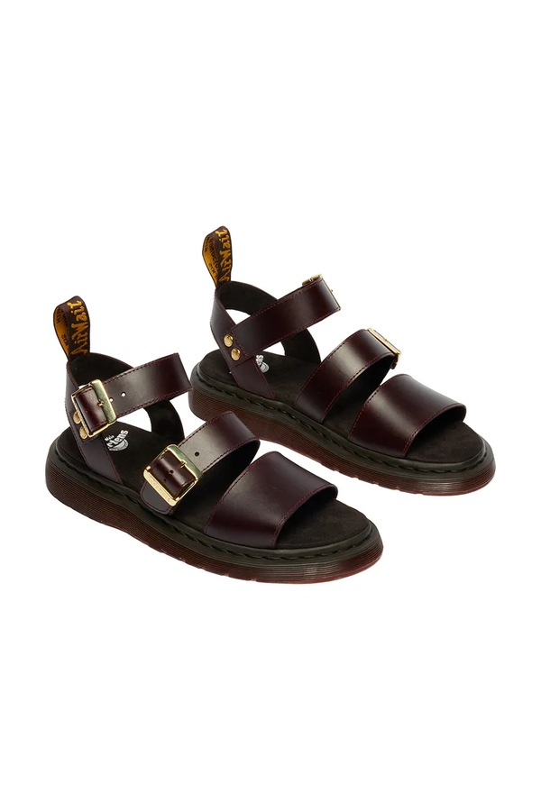Босоножки сандалии кожаные Dr. Martens Gryphon цвет коричневый