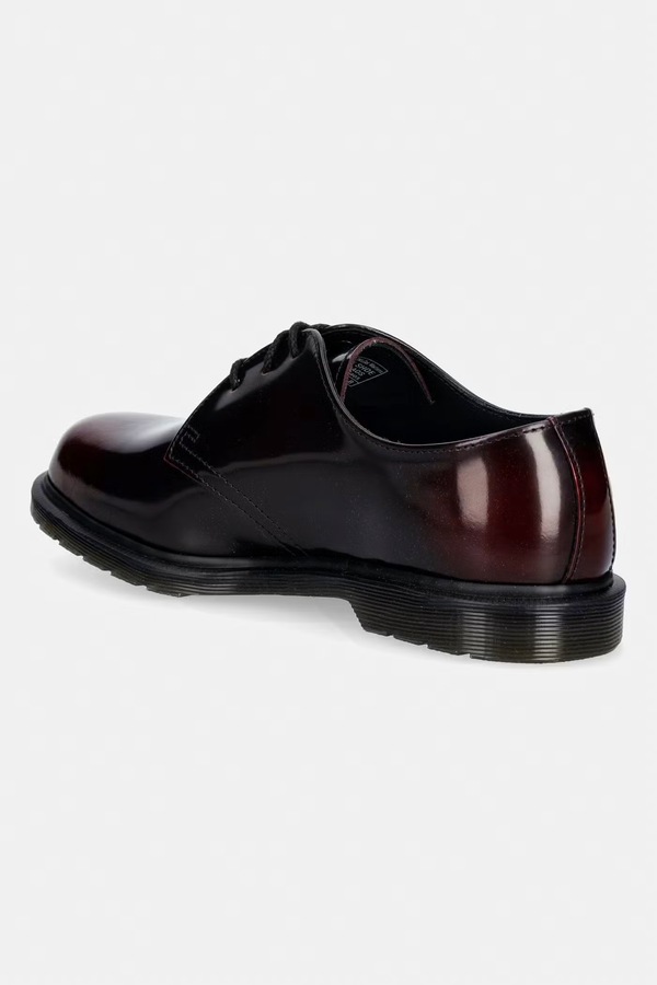 Напівчеревики шкіряні Dr. Martens Mayfare колір бордовий фото 2