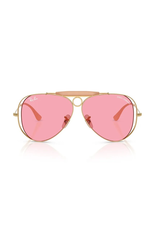Сонцезахисні окуляри жіночі Ray-Ban X DOLCE&GABBANA колір золотий фото 2