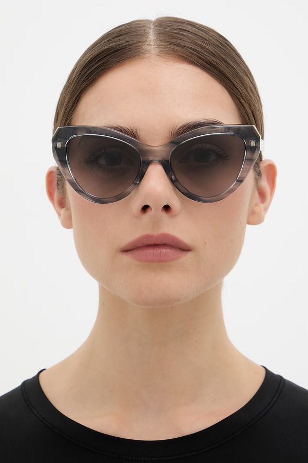 Солнцезащитные очки "cat eyes" женские Furla цвет голубой