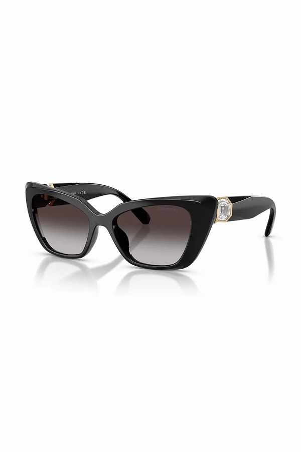 Солнцезащитные очки "cat eyes" женские Swarovski MILLENIA цвет черный