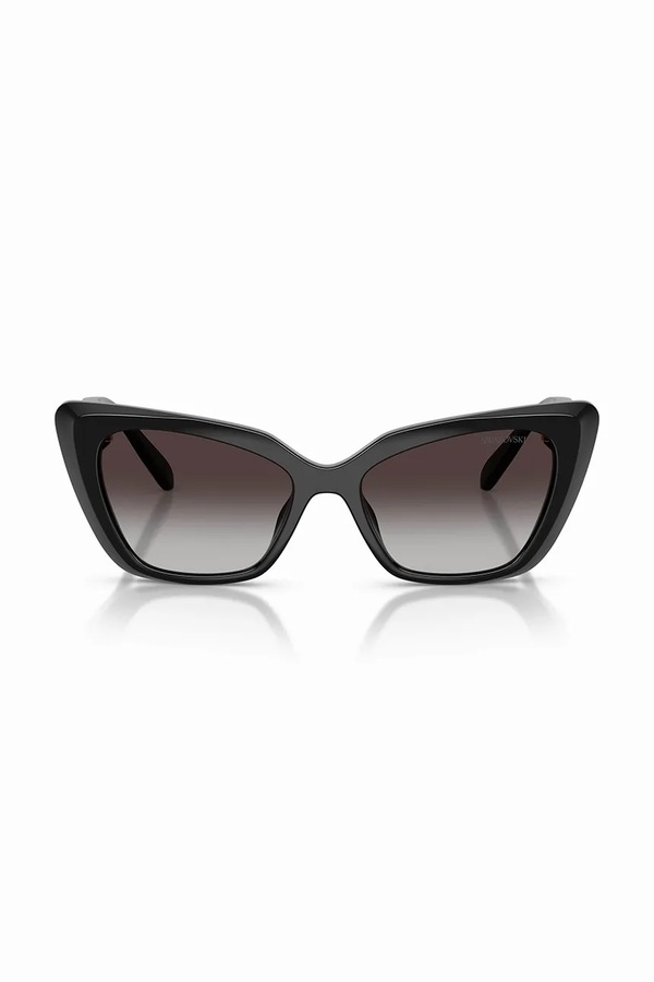 Сонцезахисні окуляри "cat eyes" жіночі Swarovski MILLENIA колір чорний