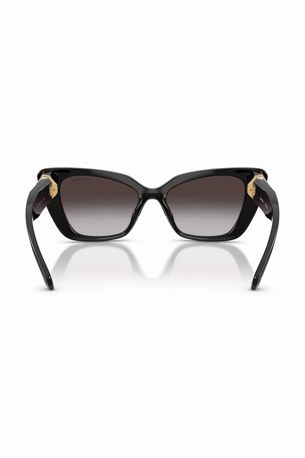 Сонцезахисні окуляри "cat eyes" жіночі Swarovski MILLENIA колір чорний фото 4