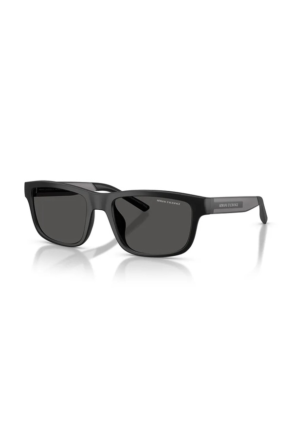 Сонцезахисні окуляри чоловічі Armani Exchange колір чорний