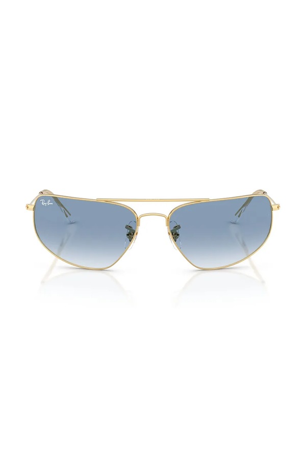 Сонцезахисні окуляри Ray-Ban колір золотий фото 3