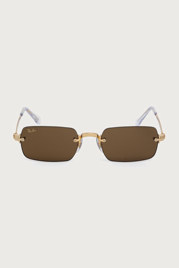 Сонцезахисні окуляри Ray-Ban колір жовтий фото 2