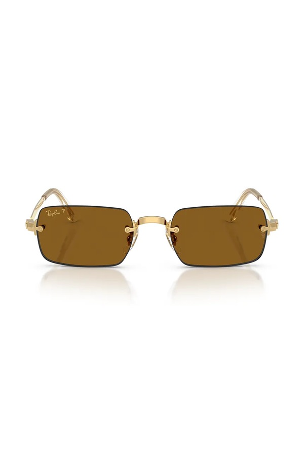 Сонцезахисні окуляри Ray-Ban колір золотий