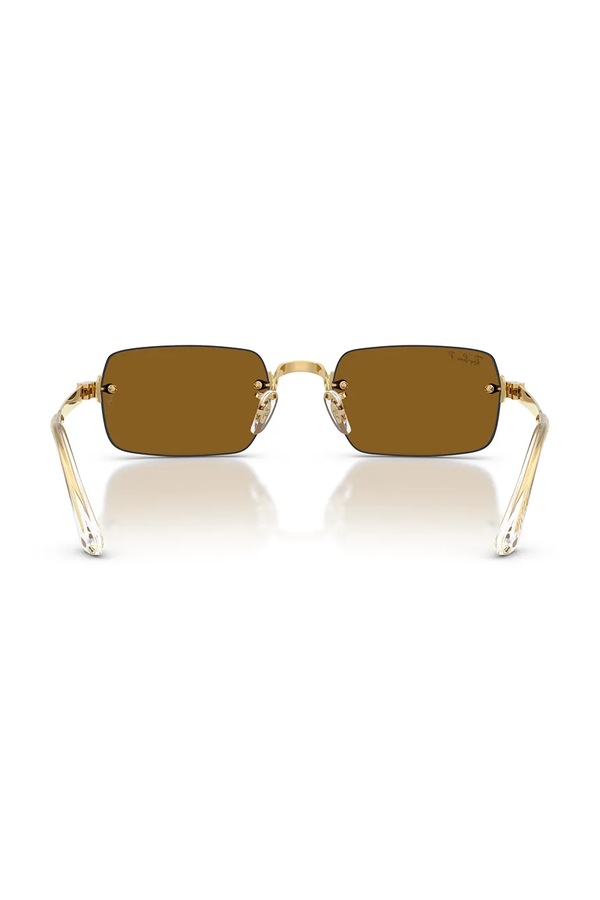 Сонцезахисні окуляри Ray-Ban колір золотий фото 3