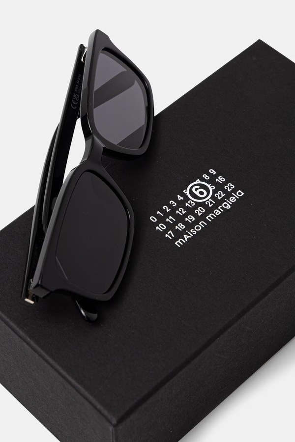 Сонцезахисні окуляри MM6 Maison Margiela LUNETTES 5 NOIR колір чорний фото 2