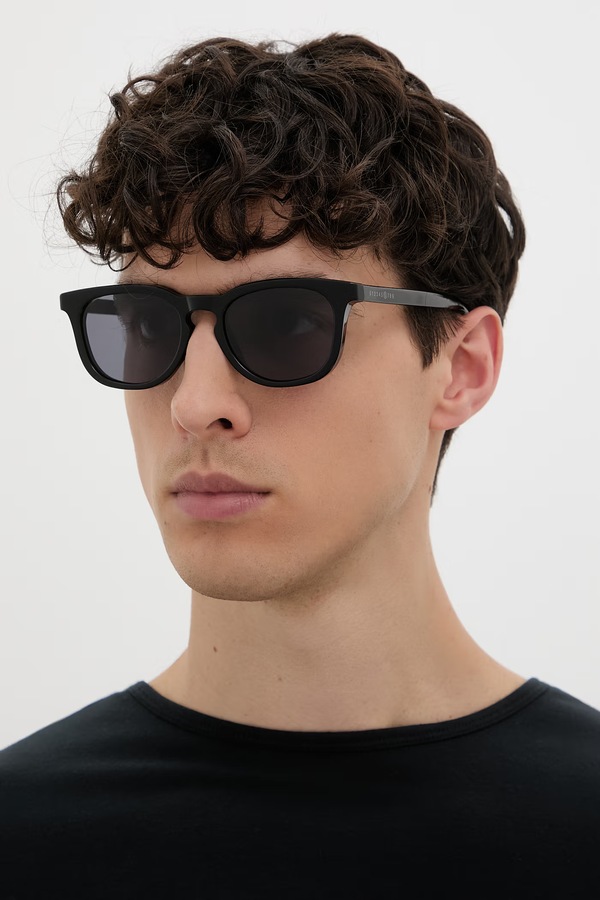 Сонцезахисні окуляри MM6 Maison Margiela LUNETTES 3 NOIR колір чорний фото 3