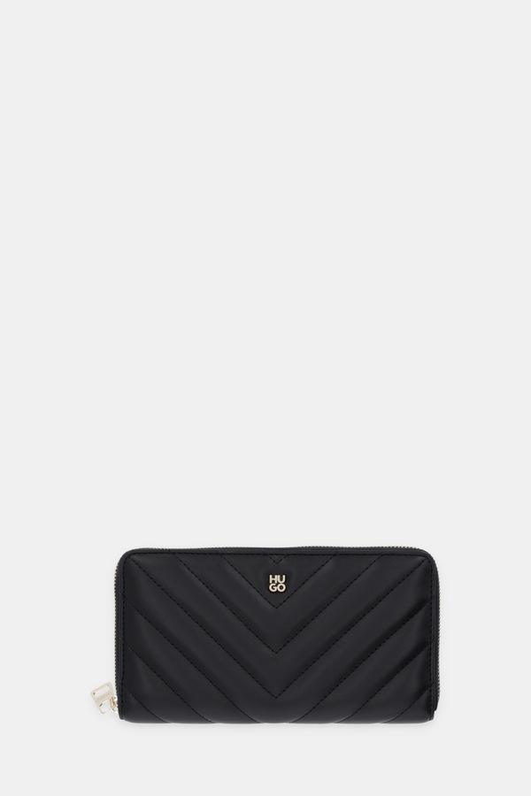 Кошелек HUGO Chris 2.0 QU_Zip Aro цвет черный