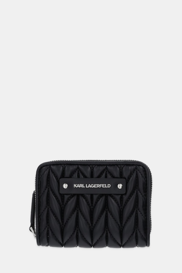Гаманець Karl Lagerfeld K/WEAVE колір чорний