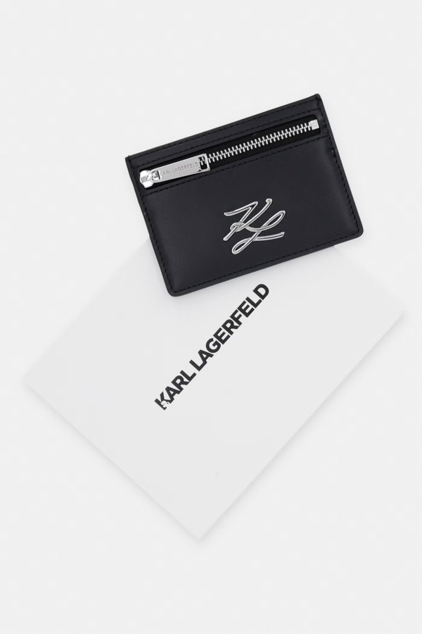 Жіночі шкіряні Karl Lagerfeld K/AUTOGRAPH колір чорний фото 4