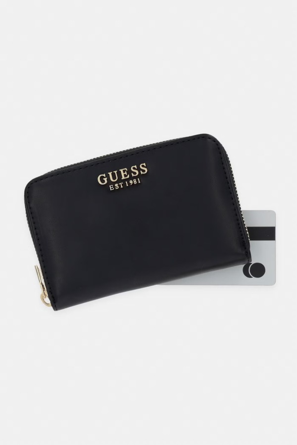 Гаманець Guess LAUREL колір чорний фото 4