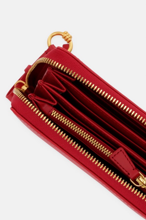 Кожаный кошелек Gianni Chiarini цвет бордовый фото 2