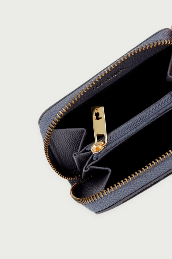 Гаманець шкіряний Trussardi колір сірий фото 3