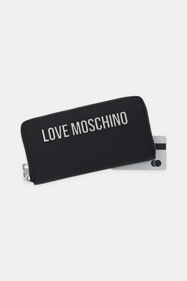 Гаманець Love Moschino колір чорний фото 4