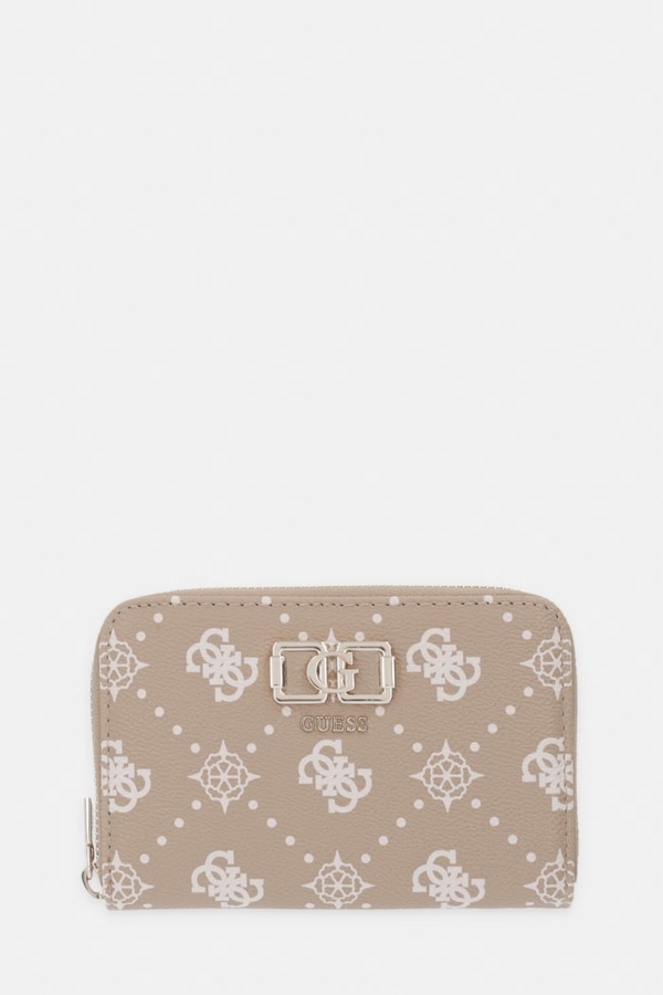 Кошелек женский из искусственной кожи Guess EMELIE цвет бежевый