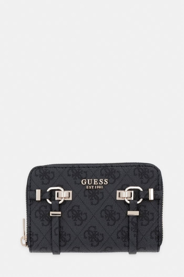 Гаманець жіночий зі штучної шкіри Guess LEONA колір сірий