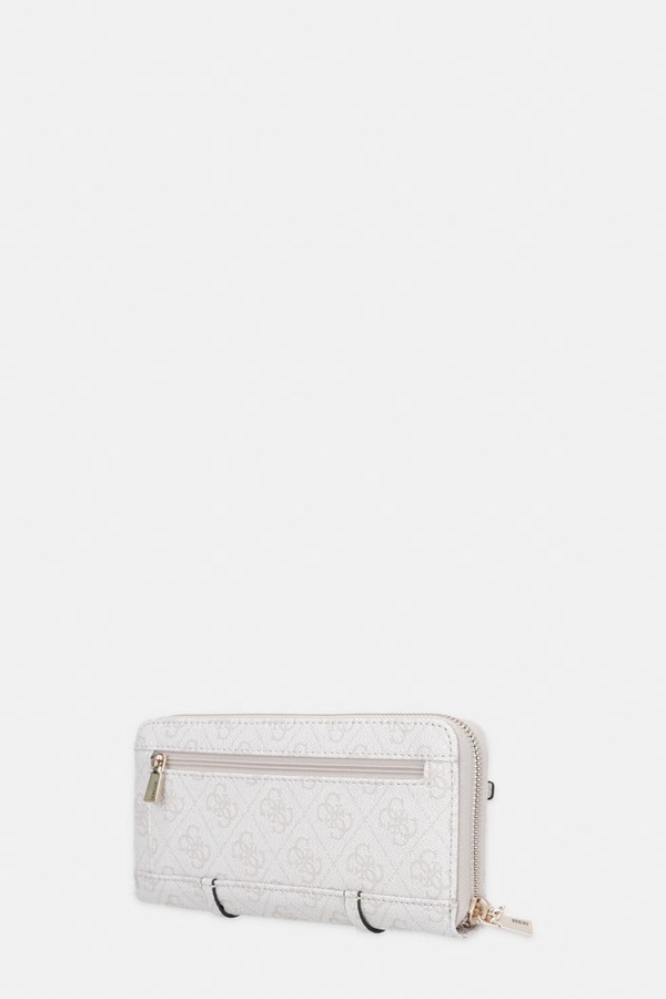 Кошелек женский из искусственной кожи Guess LEONA цвет бежевый