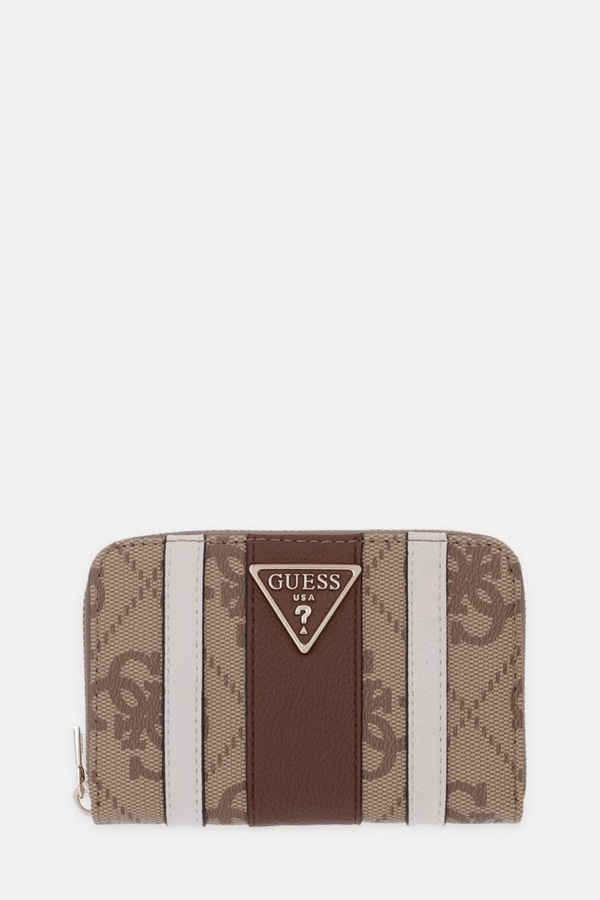 Кошелек женский из искусственной кожи Guess LAUREL цвет бежевый