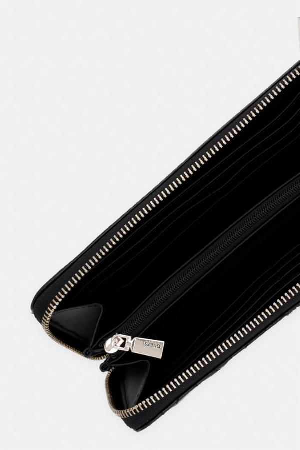 Кошелек женский из искусственной кожи Guess CHERYL цвет черный фото 2