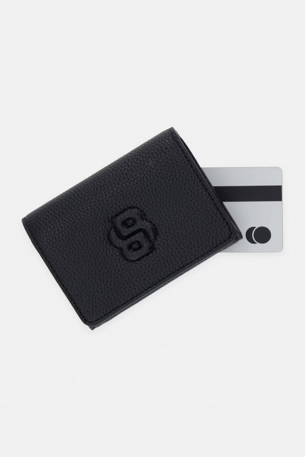 Гаманець жіночий BOSS Anett SM Flap Wallet колір чорний фото 4