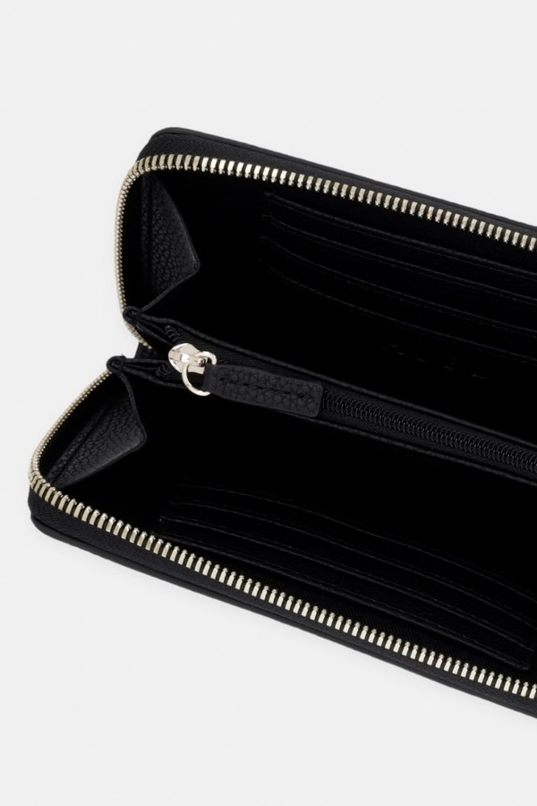 Гаманець жіночий зі штучної шкіри HUGO Orin_Wallet Zip Ar. колір чорний фото 2