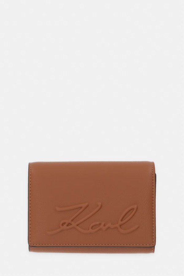 Кошелек женский из искусственной кожи Karl Lagerfeld K/VILLE цвет коричневый