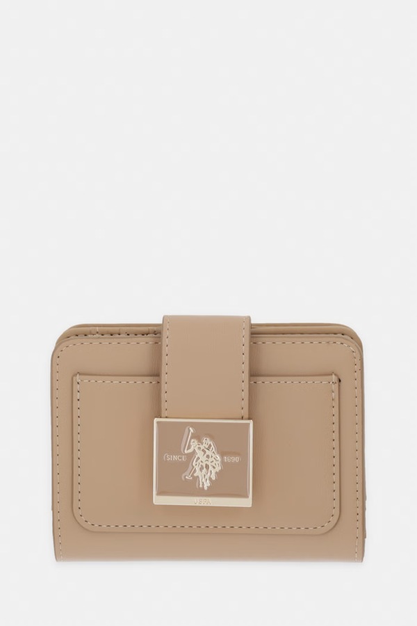 Кошелек женский U.S. Polo Assn. MARGARET цвет бежевый