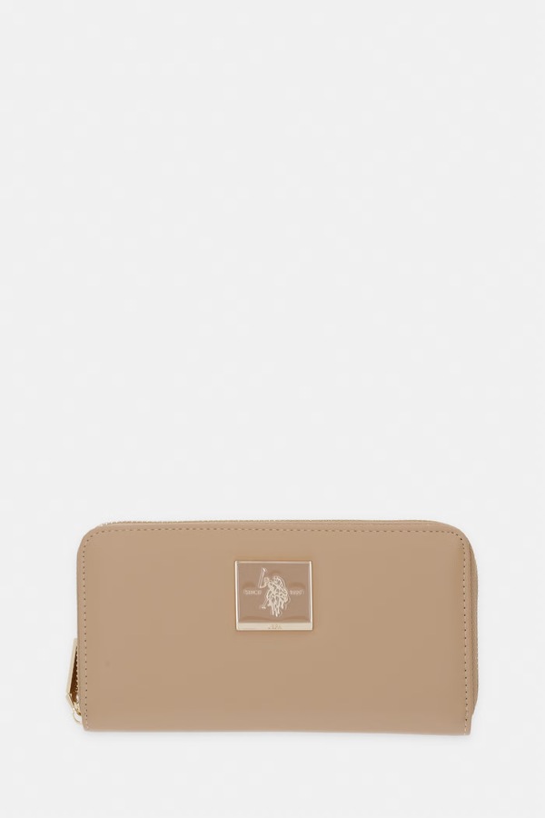 Кошелек женский U.S. Polo Assn. MARGARET цвет бежевый