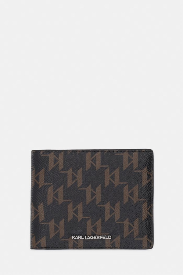 Кошелек Karl Lagerfeld K/MONOGRAM цвет коричневый