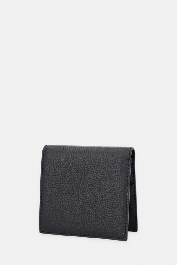 Кожаный кошелек Trussardi цвет черный