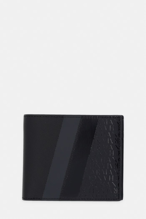 Гаманець чоловічий Armani Exchange колір чорний