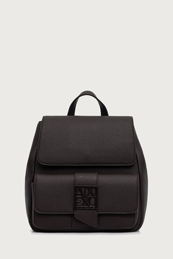 Мужской рюкзак женский из искусственной кожи Armani Exchange цвет коричневый